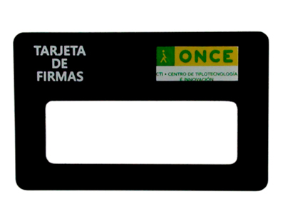 Foto de TARJETA FIRMA CTI